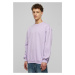 Heavy Terry Garment Dye Crew lilac