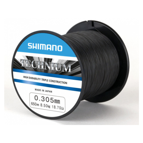 Shimano vlasec technium pb čierny-priemer 0,255 mm / nosnosť 6,10 kg / návin 1530 m