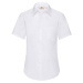 White poplin shirt with short sleeves Fruit Of The Loom