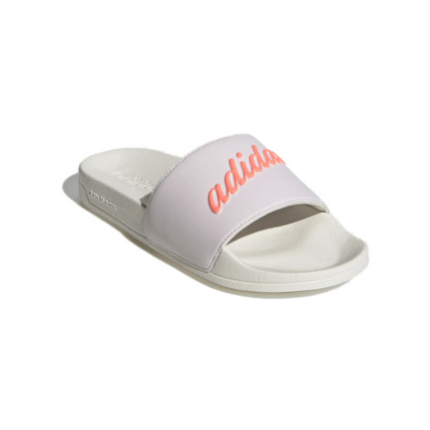 Dámske šlapky (plážová obuv) ADIDAS Adilette Shower almost pink acid red chalk white