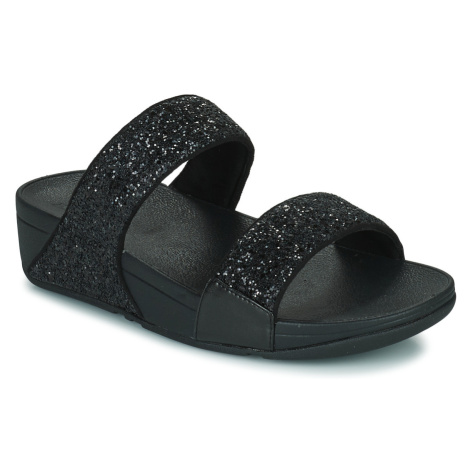 FitFlop  Lulu Slide - Glitter  Šľapky Čierna