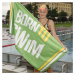 Uterák borntoswim microfibre towel big logo zelená