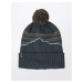 Patagonia Powder Town Beanie Fitz Roy Stripe Knit: Smolder Blue