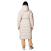 Smotanová dámska dlhá prešívaná bunda Columbia Pike Lake II Long Jacket 2051351279