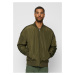 Oversized Bomber Jacket Dark Olive