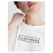 Dámske tričko Lounge T-Shirt Reimagined Heritage CREW NECK 000QS6798E100 biela - Calvin Klein