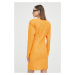 Šaty Gestuz MaisieGZ oranžová farba, mini, priliehavé