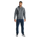 Mikina Under Armour Rival Fleece Fz Hoodie Pitch Gray Light Heather