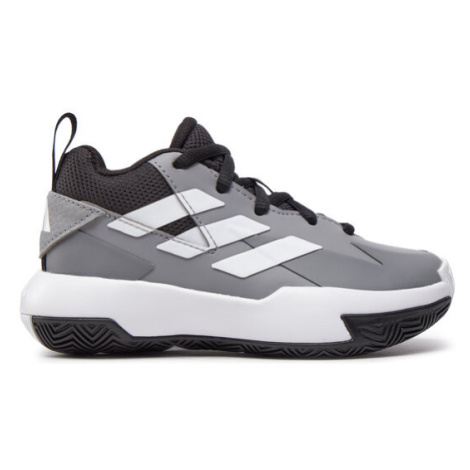 Adidas Basketbalové topánky Cross Em Up Select Mid Trainers Kids IF0828 Sivá