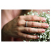 OLIVIE Luxusný strieborný prsteň 4825