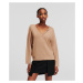 Sveter Karl Lagerfeld Light V-Neck Knit Sweater Nomad