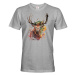 Poľovnícke pánské tričko s potlačou Jeleňa
