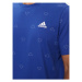 Adidas Tričko Seasonal Essentials Monogram Graphic IU0284 Modrá Regular Fit