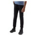 Dievčenské tepláky 4F JUNIOR TROUSERS-4FJWSS24TTROF587-20S-DEEP BLACK