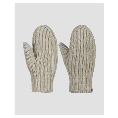 Dámske Rukavice Ugg Chunky Rib Mitten Sivé