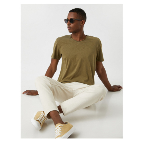 Koton V-Neck Basic T-Shirt