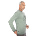BUSHMAN SHEFFIELD Pánske tričko s dlhým rukávom, svetlo zelená, veľkosť