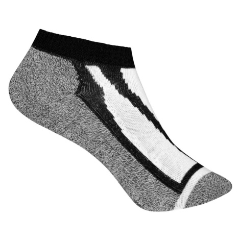 James & Nicholson Športové ponožky nízke JN209 - Čierna
