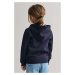 MIKINA GANT SHIELD ZIP HOODIE EVENING BLUE