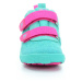 topánky Affenzahn Happy Smile Lowboot Knit Owl Green/Pink 24 EUR