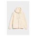 MIKINA GANT REG TONAL SHIELD ZIP HOODIE LINEN