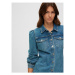 Selected Femme džínsová košeľa Karna 16088227 Modrá Regular Fit