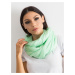 Light green scarf with rhinestones