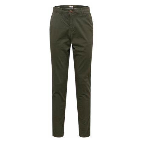 JACK & JONES Chino nohavice 'JPSTMarco JJBowie'  tmavozelená