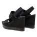 Calvin Klein Jeans Sandále Wedge Sandal Webbing In Mr YW0YW01360 Čierna