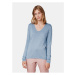 Light blue women's basic sweater Tom Tailor - Women