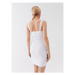 Guess Úpletové šaty Mirage Anise W2YK0C Z2XY0 Biela Slim Fit