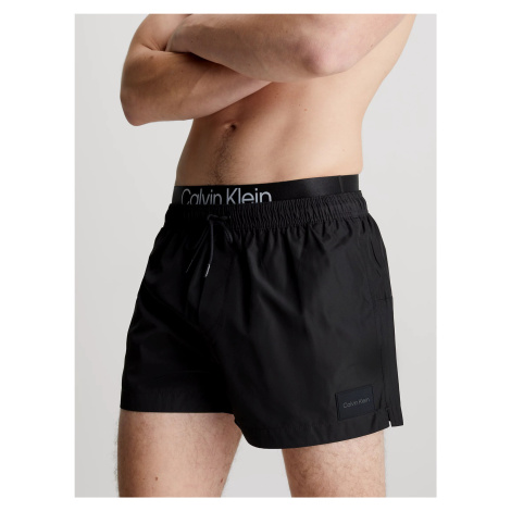 Pánske plavky KM0KM00947 BEH black - Calvin Klein