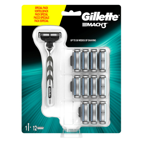 Gillette Mach3 Special pack Strojček + náhradné hlavice