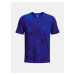 Modré pánske vzorované športové tričko Under Armour