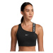 Dámska tréningová športová podprsenka NIKE PRO W NP SWOOSH MS ASYM BRA-010 BLACK BLACK WHITE WHI