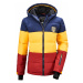 KILLTEC Outdoorová bunda 'Fiames'  námornícka modrá / žltá / červená