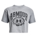 Tričko Under Armour Collegiate Crest Crop Ss Steel Light Heather