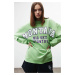 GRIMELANGE Ramona Oversize Green Sweatshir