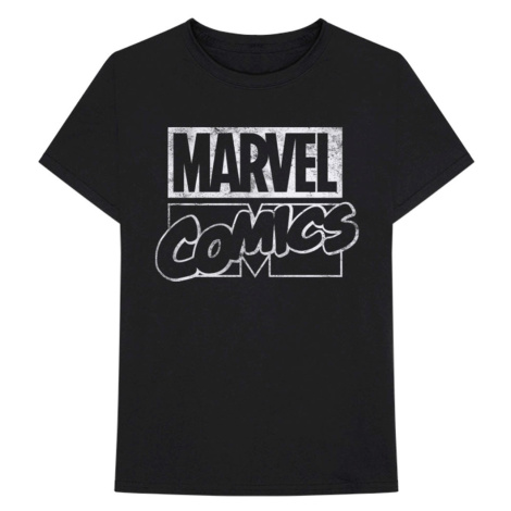 Marvel tričko Logo Čierna