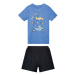lupilu® Chlapčenské krátke pyžamo (modrá/navy modrá)