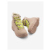 Svetlo hnedé pánske zimné outdoorové topánky Ombre Clothing