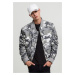 Vintage Camo Cotton Bomber Jacket snow camo