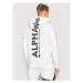 Alpha Industries Mikina Back Print 178318 Biela Regular Fit