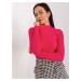 Fuchsia basic turtleneck blouse BASIC FEEL GOOD