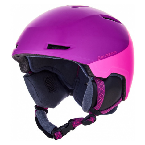 BLIZZARD-Viva Viper ski helmet junior, violet matt/pink matt Ružová 48/54 cm 23/24