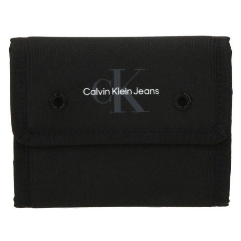 Calvin Klein Jeans Peňaženka 'ESSENTIALS'  tmavosivá / čierna / biela