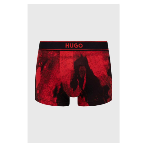 Boxerky HUGO pánske, červená farba Hugo Boss