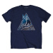 Def Leppard tričko Triangle Logo Modrá