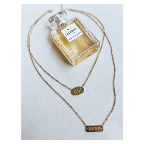 Necklace AMOUR gold Dstreet
