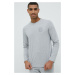 Bavlnené tričko s dlhým rukávom MICHAEL Michael Kors šedá farba, melanžové, 6BR6K11011